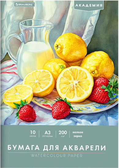 Папка для акварели «Летний натюрморт»