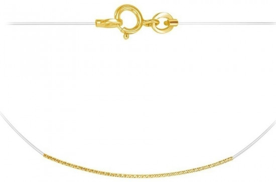 Колье на леске из серебра