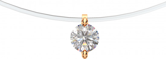 Колье на леске из золота