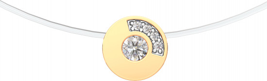 Колье на леске из золота