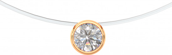 Колье на леске из золота