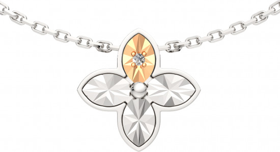 Колье из серебра