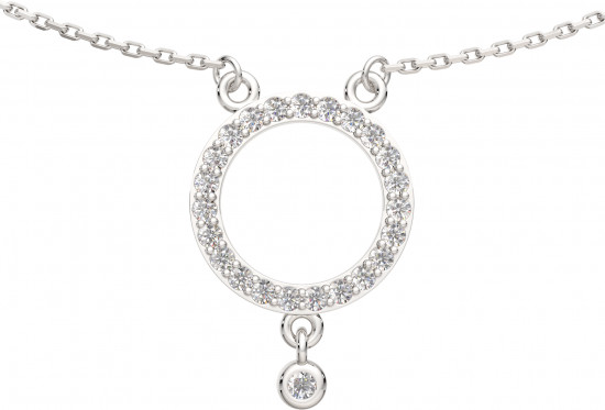 Колье из серебра