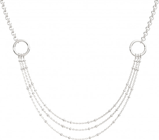 Колье из серебра