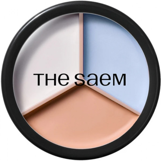 Консилер для лица трехцветный «Triple Pot Concealer», оттенок 06 Blue Beige