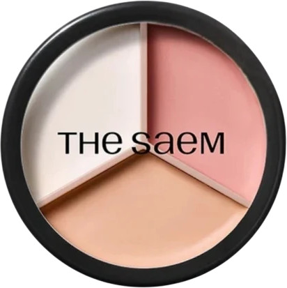 Консилер для лица трехцветный «Triple Pot Concealer», оттенок 07 Pink Beige