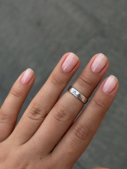 Кольцо из серебра на верхнюю фалангу