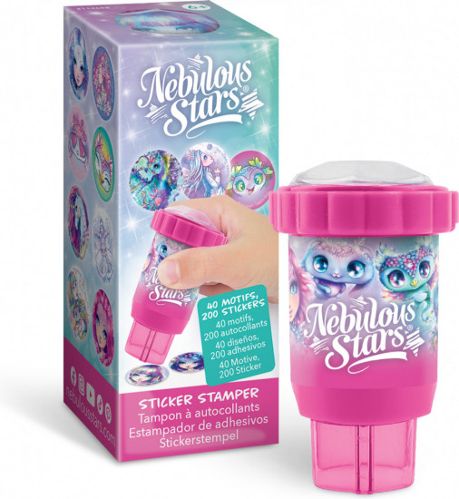 Штампер с наклейками