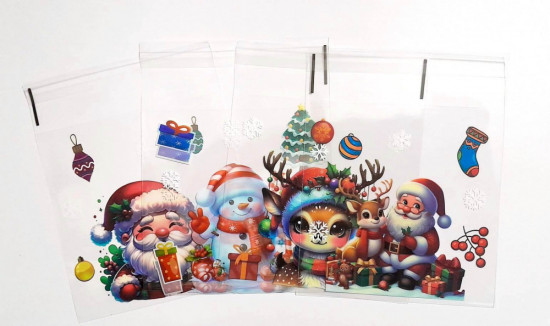 Набор пакетов новогодних