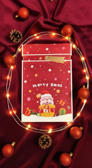 Пакет новогодний для сладостей и подарков