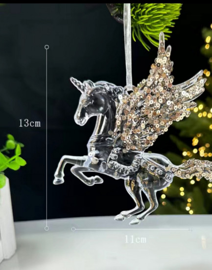 Украшение ёлочное «Единорог с крыльями»