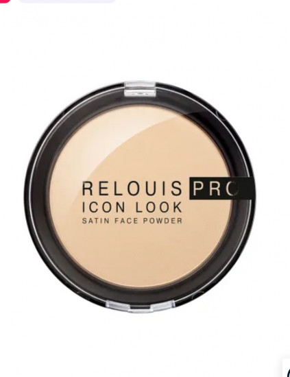 Пудра для лица «Pro Icon Look Satin», оттенок Светло-бежевый