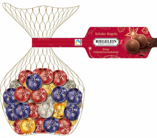 Шоколадные шарики в сетке