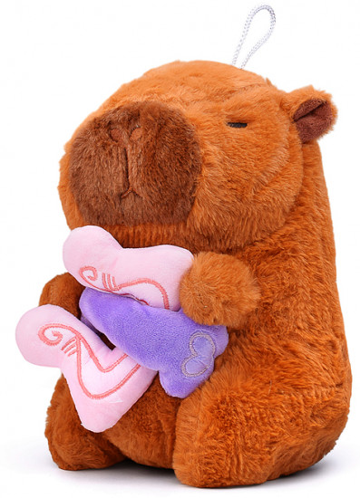 Игрушка мягкая «Капибара со стрелой Амура»