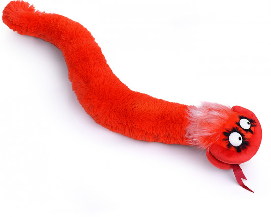 Игрушка мягкая «змея Всегдапре Красная»