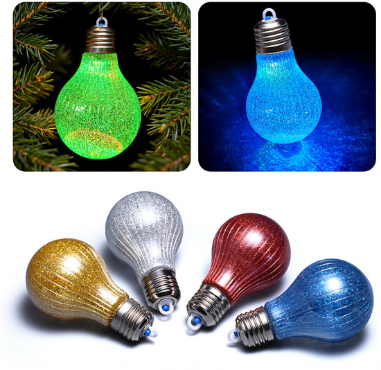 Набор новогодних украшений «Блестящие лампочки»