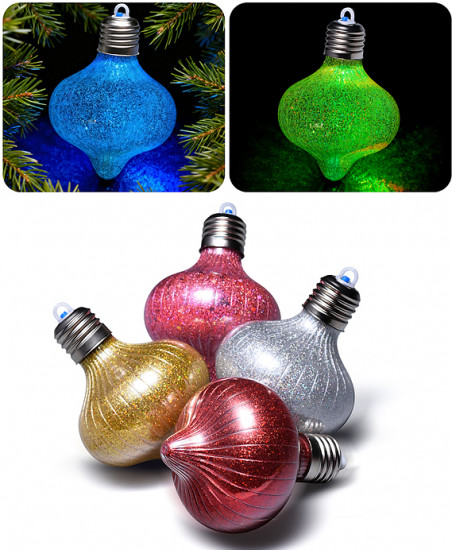 Набор новогодних украшений «Блестящий фонарик»