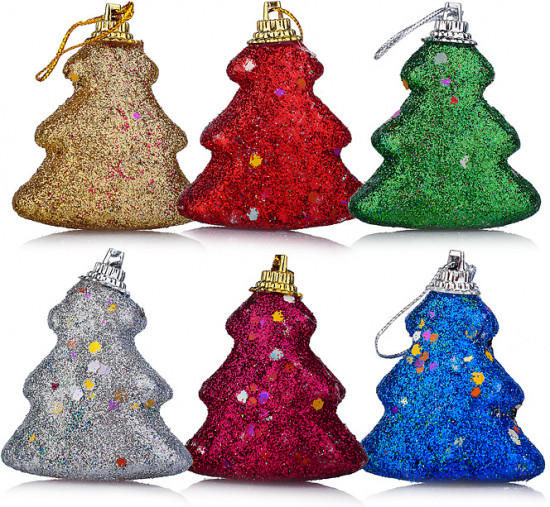 Набор новогодних украшений «Елочки»