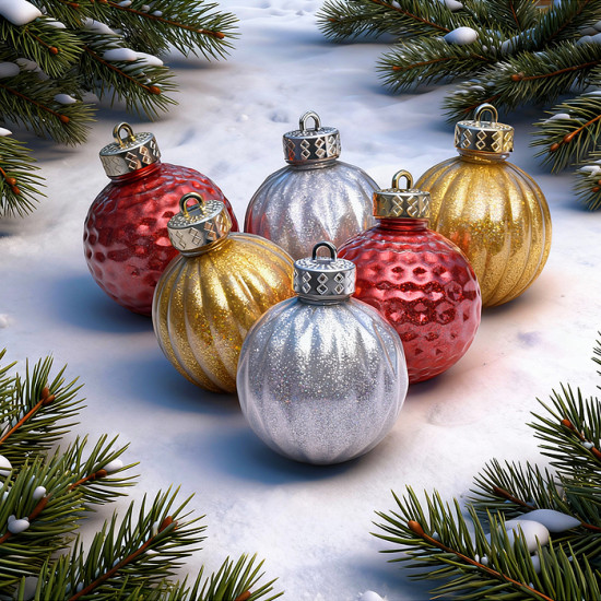 Набор новогодних украшений «Ёлочные фантазии»