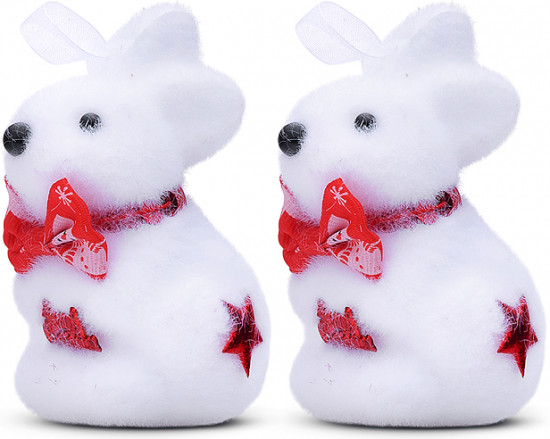 Набор новогодних украшений «Зайчата»