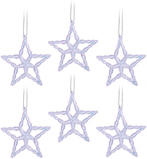 Набор новогодних украшений «Зимние звёздочки»