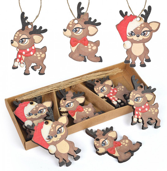 Набор новогодних украшений «Оленята»