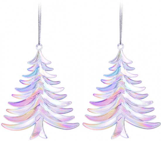 Набор новогодних украшений «Перламутровые ёлочки»