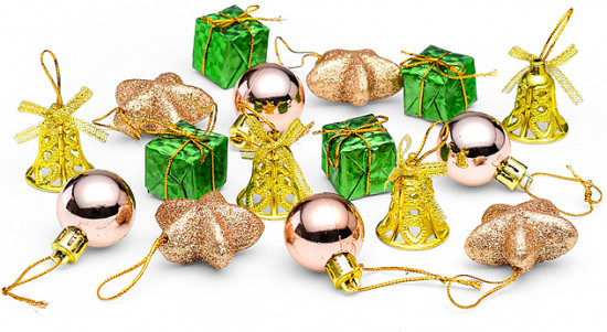 Набор новогодних украшений «Радуга цветов»