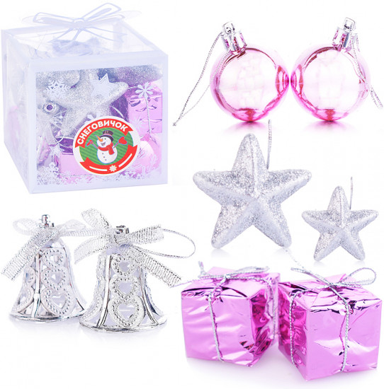 Набор новогодних украшений «Сверкающее очарование»