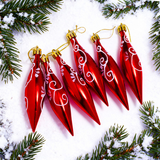 Набор новогодних украшений «Узоры»