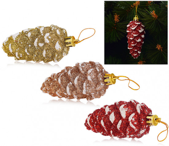 Набор новогодних украшений «Шишки»