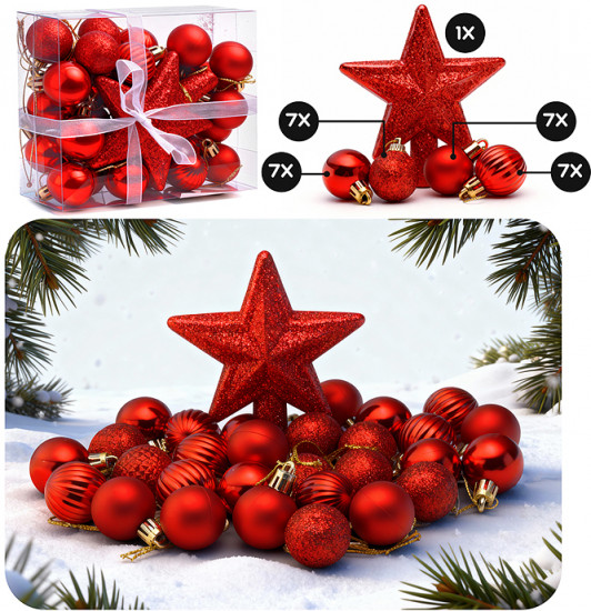 Набор новогодних украшений «Яркие впечатления»