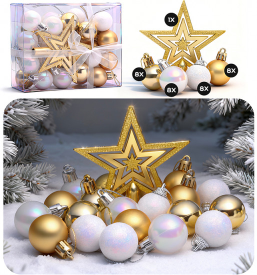 Набор новогодних украшений «Яркие впечатления»