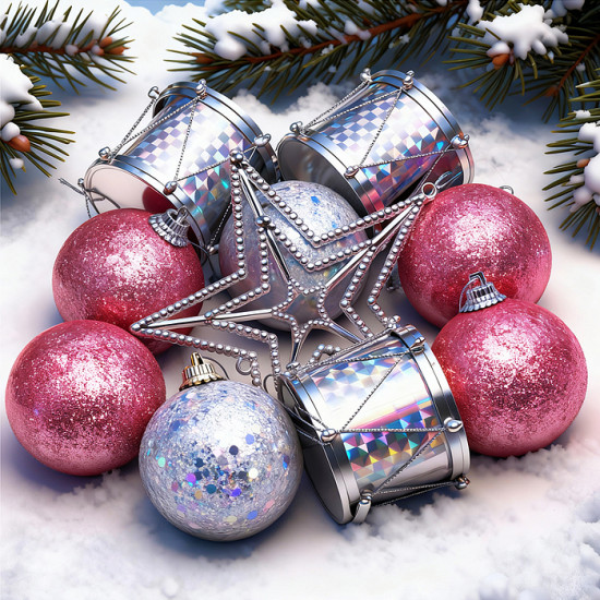 Набор новогодних украшений