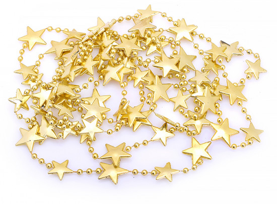 Украшение новогоднее «Бусы звезды»