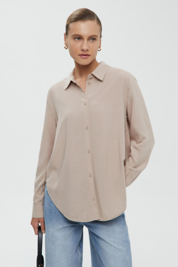 Блузка женская свободного силуэта из тенселя