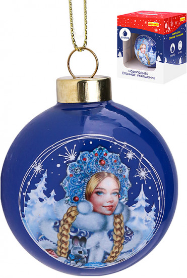 Шар елочный «Зимняя красавица»