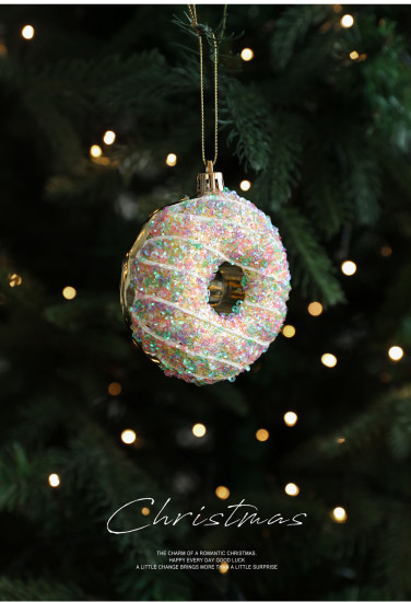 Ёлочная игрушка «Пончик»