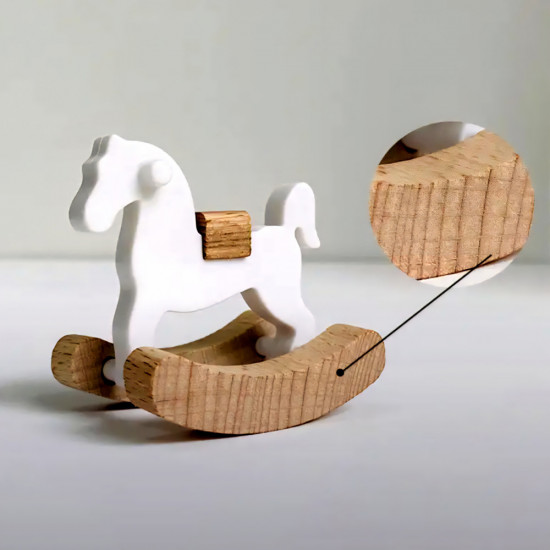 Фигурка «Деревянная лошадка-качалка»
