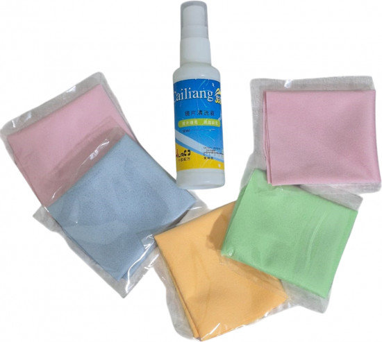 Набор для чистки очков и экранов мобильных телефонов