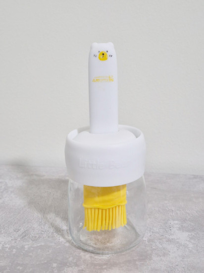 Кисточка силиконовая с емкостью для масла