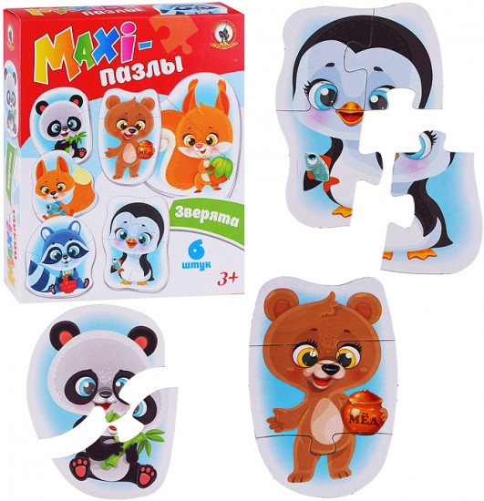 Макси-пазл «Зверята»