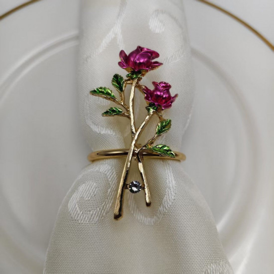 Набор колец для салфеток «Роза»