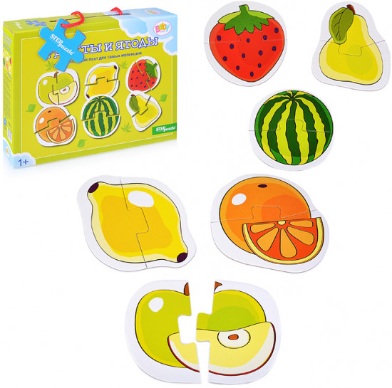 Пазл напольный «Фрукты и ягоды»