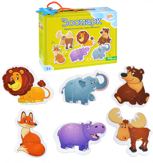 Пазл-мозаика напольный «Зоопарк»