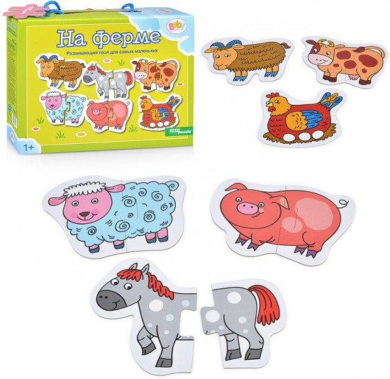 Пазл-мозаика напольный «На ферме»