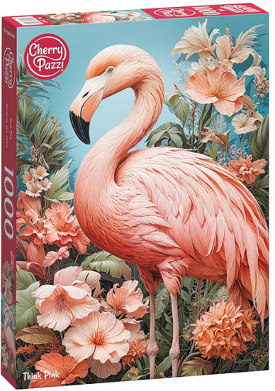 Пазл «Розовый фламинго»