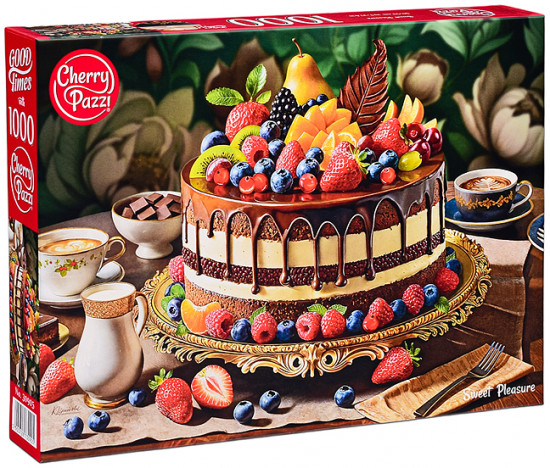 Пазл «Торт с фруктами»