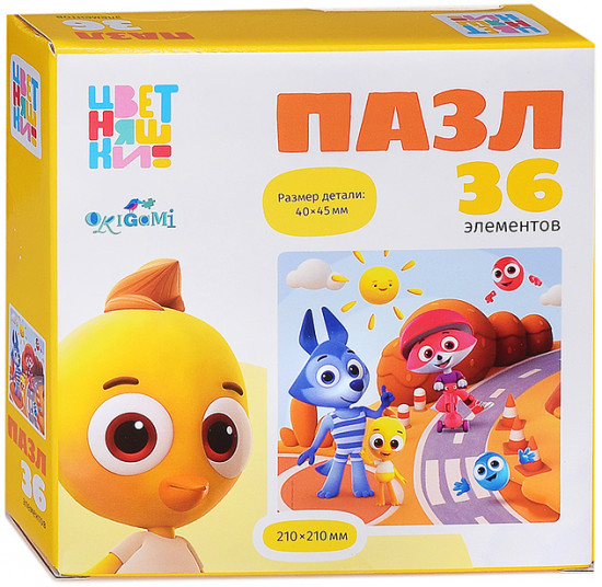 Пазл «Цветняшки. Самокат»