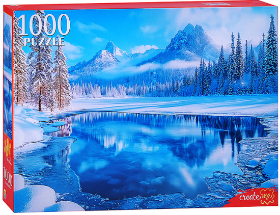 Пазл «Зимнее озеро»